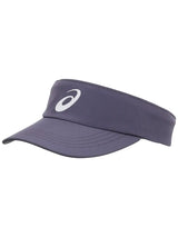 visera asics color gris con visera curva ideal para deportes padel