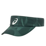 visera asics ligera y flexible verde ideal para deportes como pádel o tenis