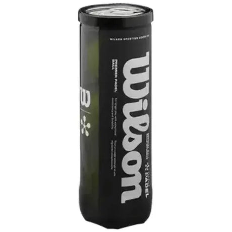 pelotas wilson premier padel bote con 3 bolas para pádel profesional
