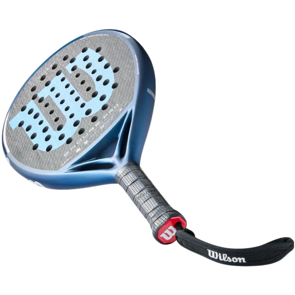 pala pádel Wilson Endure Pro V1 diseño negro profesional con tecnología viga doble y para padel pro