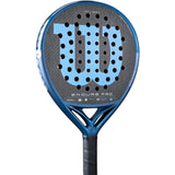 pala de padel wilson endure pro v1 con cara carbono 3K en bruto y amplio punto dulce para juego de padel