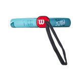 pala de padel wilson gris con tecnología sharp hole para mayor efecto