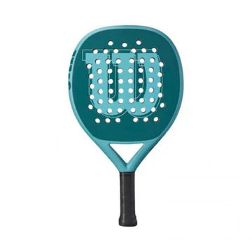 pala wilson padel pace v1 redonda gris con fibra de vidrio para iniciación