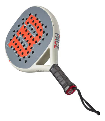 pala de padel wilson gris 365g ideal para jugadores principiantes