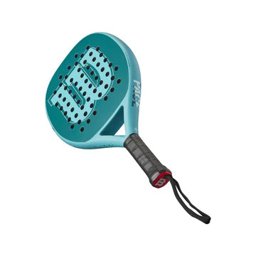 raqueta padel wilson pace v1 con forma redonda y núcleo core foam suave