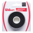pack triple de sobregrips wilson negro absorbente para pádel
