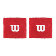 muñequeras rojas Wilson para deportes de raqueta y alto rendimiento