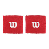 muñequeras rojas Wilson para deportes de raqueta y alto rendimiento