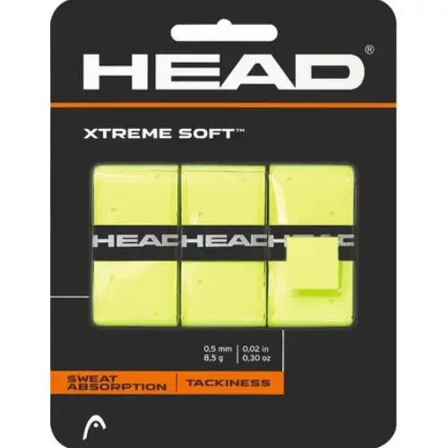 grip amarillo head xtreme soft con tacto supremo y gran absorción