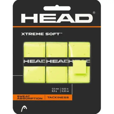 grip amarillo head xtreme soft con tacto supremo y gran absorción