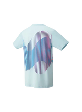 camiseta yonex 10562ex crystal blue manga corta para deportes de raqueta