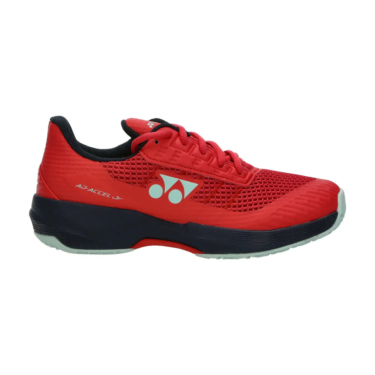 tenis yonex ad-accel jr rojo con negro para pádel junior
