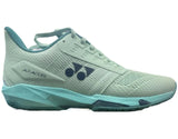 tenis yonex ad-accel clay mujer color pepper mint con suela espiga