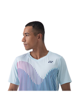 camiseta yonex deportiva hombre crystal blue con protección uv