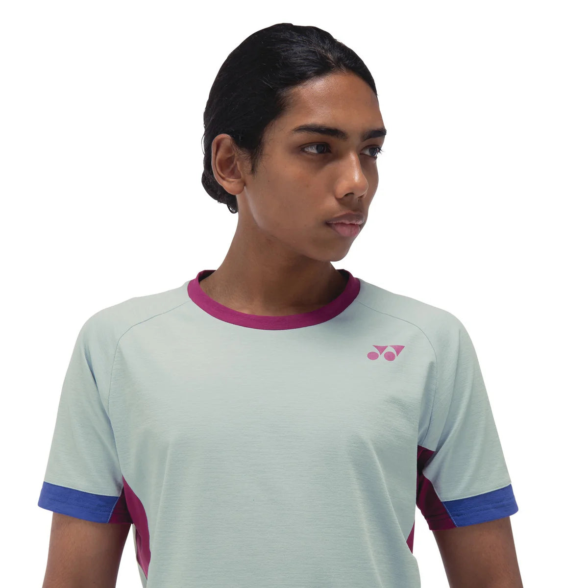 playera yonex hombre color aqua fresca y de secado rápido