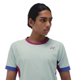 playera yonex hombre color aqua fresca y de secado rápido
