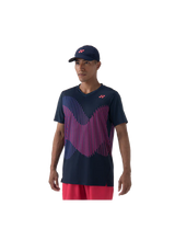 camiseta yonex indigo blue transpirable ideal para jugar pádel