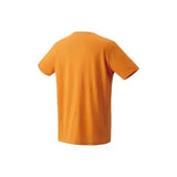 camiseta yonex color naranja para hombre con diseño sencillo