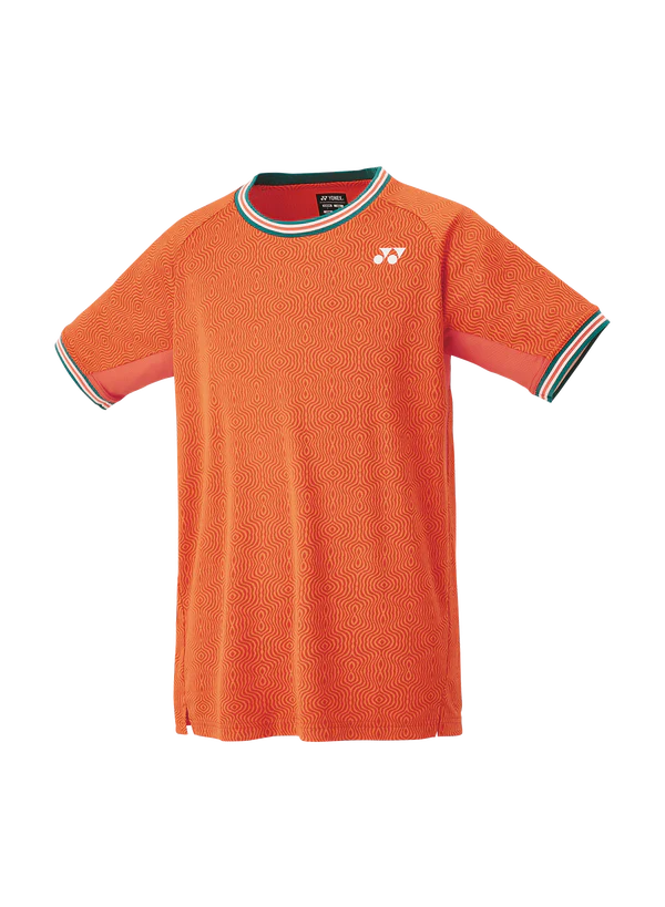 camiseta ligera yonex en tono naranja diseñada para jugar pádel con libertad