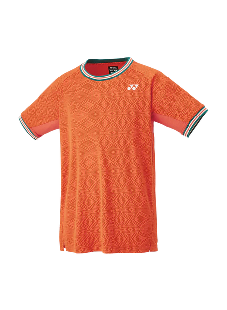 camiseta ligera yonex en tono naranja diseñada para jugar pádel con libertad