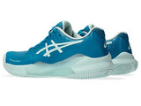 Tenis Asics Gel-Challenger 14 Clay Azul Teal/Soothing Sea para Pádel Mujer