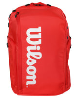 Mochila de Pádel Wilson Super Tour Roja con Compartimento Térmico