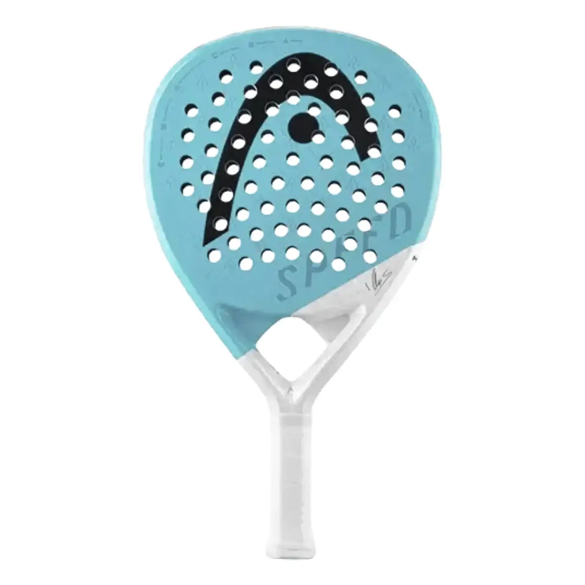  pala de padel head speed motion ltd edición ari sánchez negra y blanca