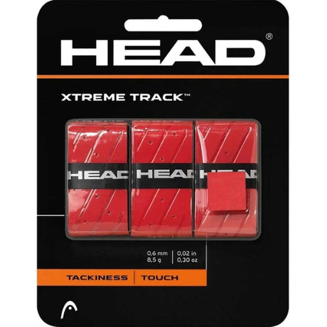head xtreme track rojo para empuñadura firme en golpes potentes