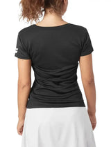 Blusa Babolat Play Negra para Pádel Mujer