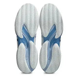 asics novak court ff 3 tenis clay blanco azul para jugadores avanzados