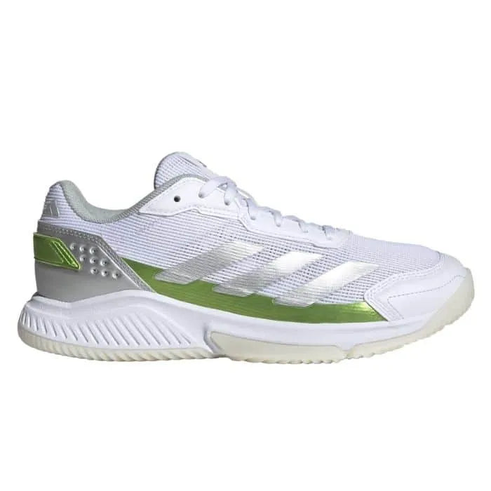 Tenis Adidas Courtquick Blanco Verde para Pádel Mujer